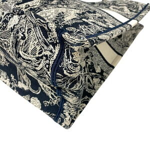 Christian Dior Book Tote Bag Navy Blue
